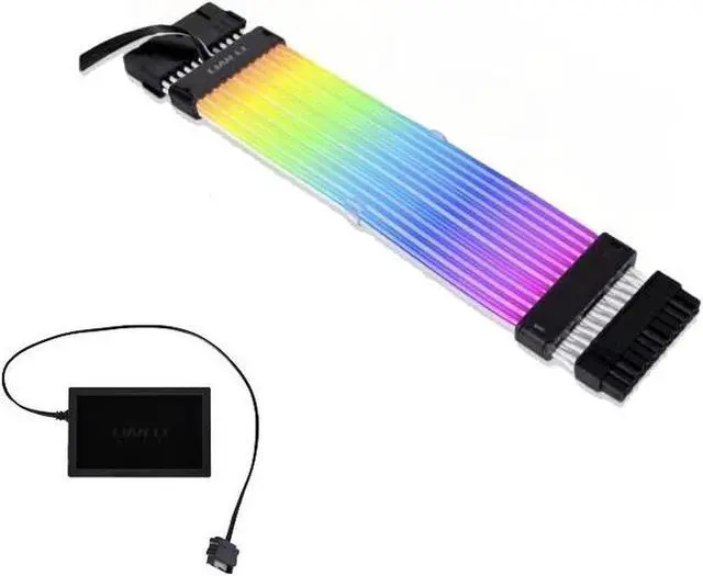 Main image of LIAN-LI Plus V2 24 Pin (PW24-PV2) -Addressable RGB Power Extension Cable -Stri-mer L-Connect 3.0 Controller Included- for Motherboard Connector