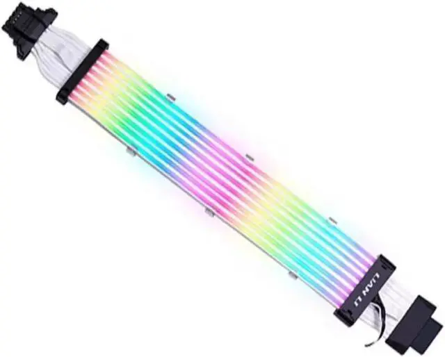 LIAN LI Strimer Plus V2 RGBライティング LIAN-LI STRIMER PLUS V2 12VHPWR (12+4 pins to 12+4 pins) PW16-8PV2