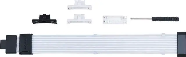 Alt view image 3 of 3 - LIAN-LI Stri-mer Wireless 12+4pin (8 Light Guides)Addressable RGB GPU Power Extension Cable - Not Inclueded Wireless Transmitter