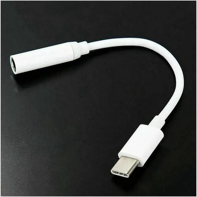 Alt view image 3 of 5 - 2x USB-C Type C Adapter Port to 3.5MM Aux Audio Jack Earphone Headphone Cable