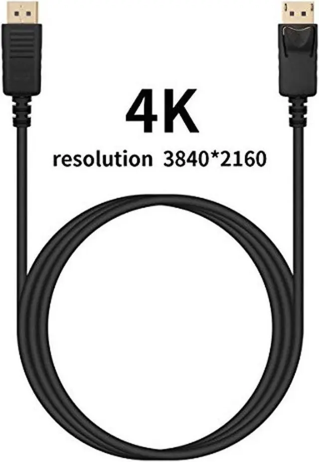 Alt view image 5 of 5 - DP to DP 4K high-definition cable Displayport cable male to male computer connection cable DP to DP cable high-definition cable(3.3 ft)