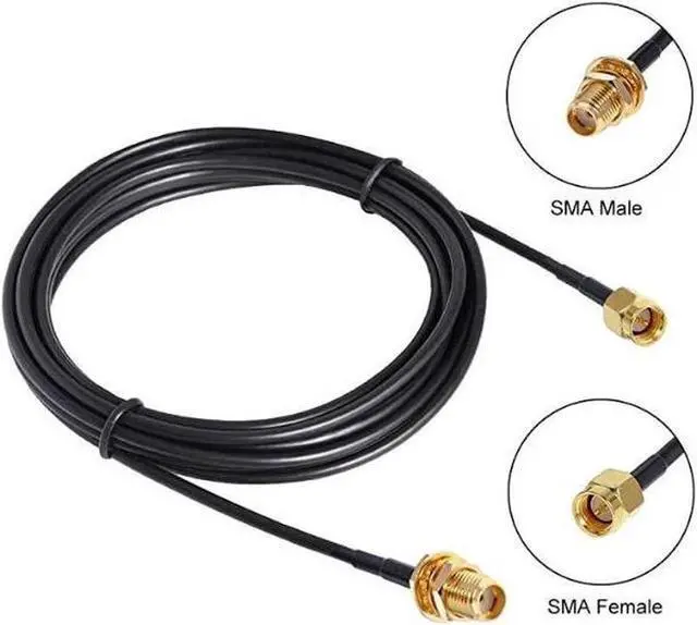 Main image of (3m 10FT)WiFi Antenna Extension Cable with SMA Male to SMA Female Coax Connector 3m 10FT by