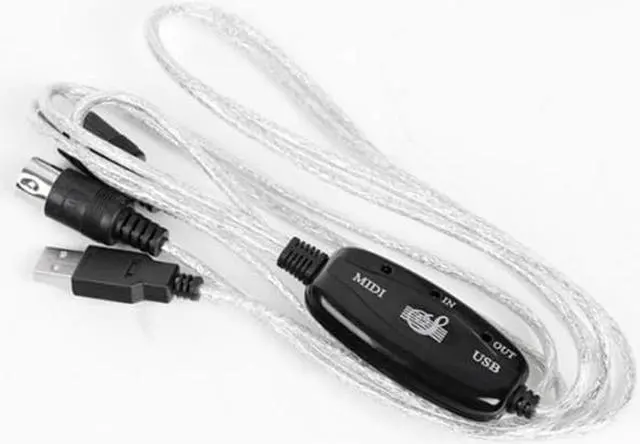 Alt view image 4 of 4 - USB To Midi Cable Adapter Converter For PC Computer Music Keyboard