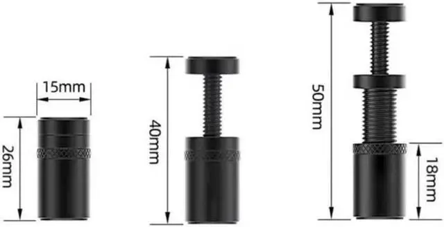 Main image of raphics Card GPU Support Bracket, Adjustable Height GPU Sag Stand Bracket with Magnet and Non-Slip Sheet, GPU Holder for Prevent Universal VGA Graphics Card Sag - 26-50mm"- - Black