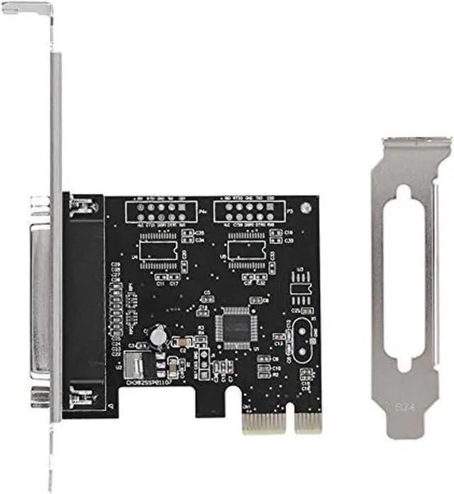 Main image of PCIE to Parallel Port Card, Print Port LPT PCI-E LPT Printer Card Adapter DB25, for Windows, MAC and Linux. Suitable for Printers, Programmers, Scanners, etc.