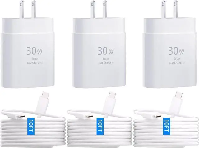 Main image of iPhone 15 Pro Max Charger 30W USB C iPhone 15 Charger Block Fast Charging with 10FT Long Type C Cord Cable for iPhone 15/15 Pro/15 Pro Max/15 Plus, iPad Pro/Mini/Air, Samsung S24/S23/ Ultra-3 Pack