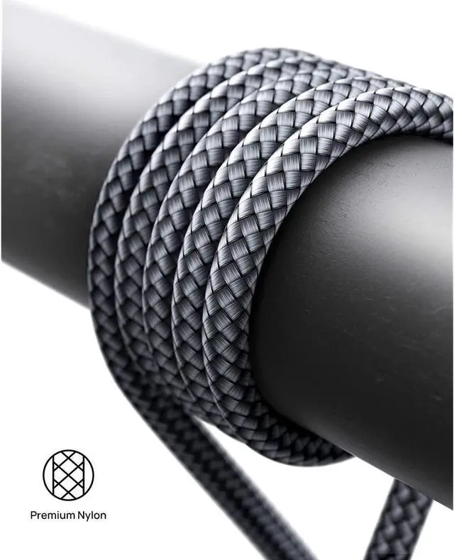 Alt view image 5 of 7 - Usb Type C Cable 3A Fast Charging, [2-Pack 6.6Ft] Usb-C Charge Nylon Ed Cord For Samsung Galaxy S20 S10 S9 S8,Usb C Charger And More-Grey