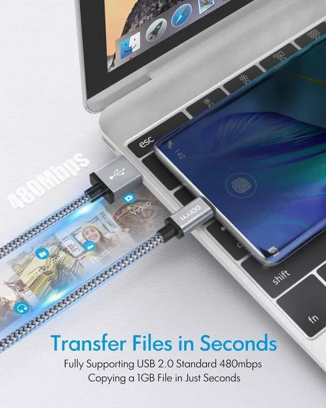 Alt view image 4 of 7 - USB Type C Cable Fast Charging [3-Pack 3ft], USB to USB C Cable Braided Charger Cord for iPhone 15/15 Pro Max/15 Plus/15 Pro, Samsung Galaxy S24 S23 S10e, Note 20 10, A14 A15 A25 A53 A54