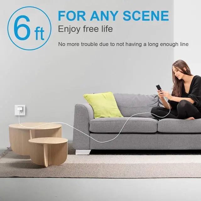 Alt view image 7 of 7 - [3 Pack] iPhone 14 13 12 11 Charger 20W USB-C Charger Blocks and 6Ft iPhone Charger Cable Compatible with iPhone 14/13/12/11/Xs/8