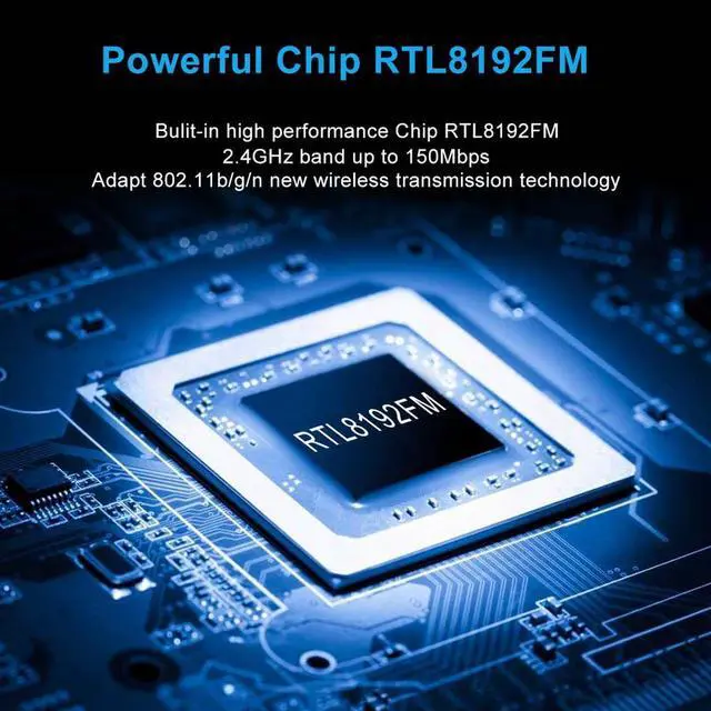 Alt view image 3 of 7 - 300Mbps USB WiFi Adapter Wireless LAN Network Card Adapter WiFi Dongle for Desktop Laptop PC Windows 10 8 7 XP Laptop