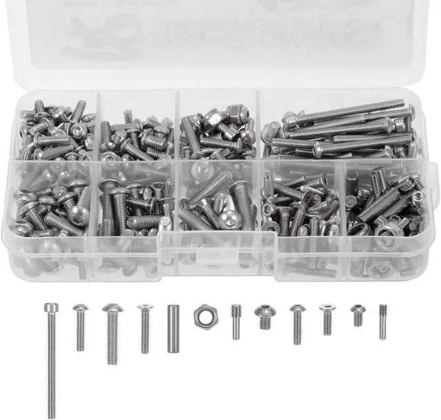 Main image of RC Screws Stainless Steel Screws Kit for Traxxas E-REVO 1/10 RC Car Big-Foot Truck