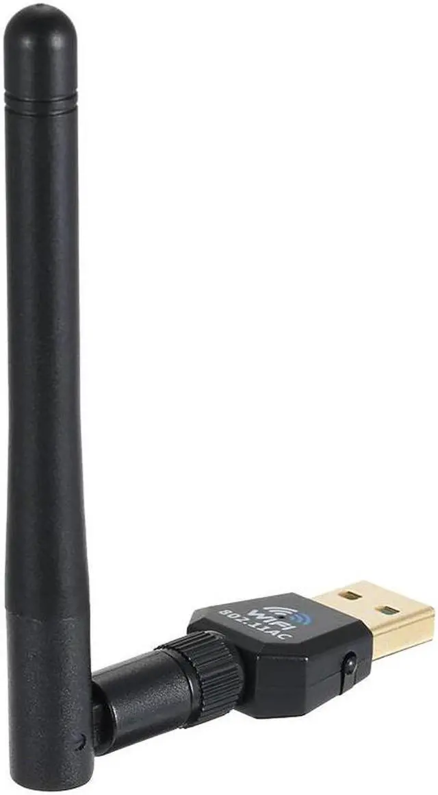 Alt view image 2 of 7 - 1200Mbps USB Wifi Adapter USB Wireless Adapter Daul Band (2.4G/300M+5G/867M) 802.11 ac for Desktop PC WinXP/Vista/7/8/8.1/10
