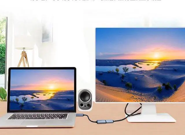 Alt view image 5 of 5 - HDMI to DisplayPort Adapter 4K@60Hz High Speed HDMI Male to DP Female Converter Cable Compatible for PC Graphics Card Laptop Mini NS PS5/4 Xbox One/360