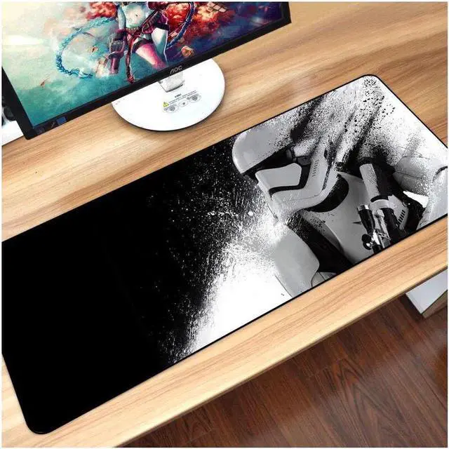 Alt view image 3 of 3 - World Map Gaming Mouse Pad XXL 80x30cm(31.5*11.8*0.12inch) Extra Large Rubber Mouse Mat Anti-slip Keyboard Pad Extended mouse pad for Laptop Notebook Lol for Computer