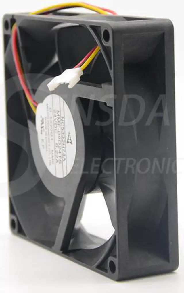 Alt view image 6 of 7 - NEW original For Mitsubishi drive fan NC5332H74A Melco MMF-09D24TS MM6 9025 DC 24V 0.22A server cooling fan PLC ABB fan