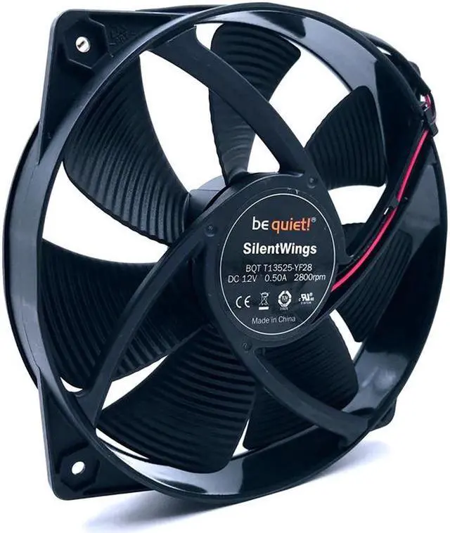 Alt view image 2 of 3 - 135mm fan bequiet fan silentwings BQT T13525-YF28 135mm 135*135*25mm DC 12V 0.50A 2800RPM axial cooling fan
