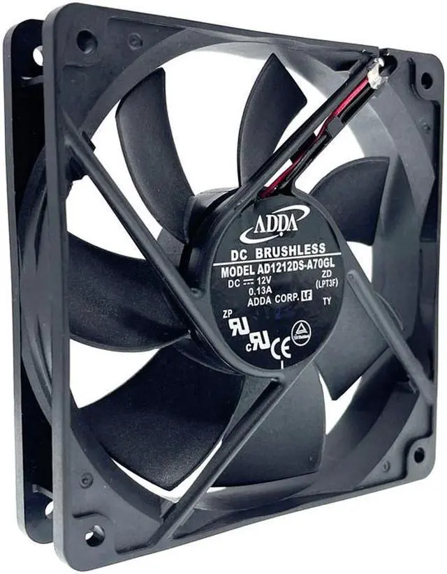Main image of Mute Silent Quiet 120mm 12cm Computer Case Cooling Fan,for ADDA AD1212DS-A70GL 120X120X25mm DC 12V 0.13A 1800RPM 75CFM 34DBA