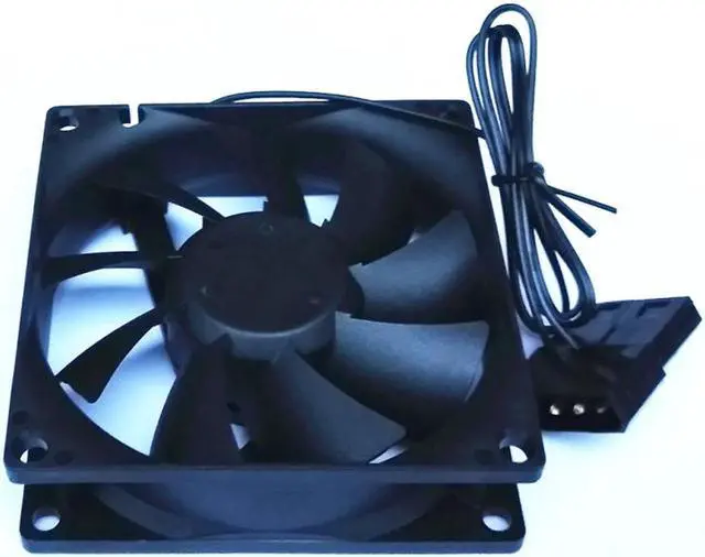 Alt view image 3 of 4 - NEW Antech 8cm 8025 chassis power fan 2-wire hydraulic Molex 4D 12V 0.07A cooling fan