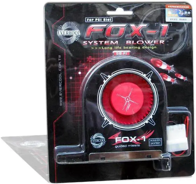 Alt view image 2 of 4 - New original FOX-1 system chassis fan PCI bit turbine exhaust fan cooling auxiliary graphics chassis ventilation the exhaust fan installed on the PCI position of the cabinet 100mm case cooler