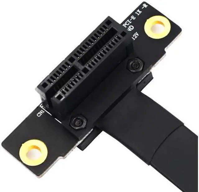 Alt view image 5 of 5 - pcie Extension Cable PCI Express 36PIN 1X Extender Extension Cable pcie 1x Riser pcie Extender (90 Degree 20cm Extension Cable)