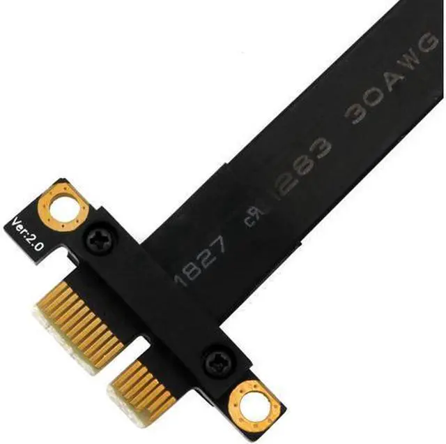 Alt view image 2 of 5 - pcie Extension Cable PCI Express 36PIN 1X Extender Extension Cable pcie 1x Riser pcie Extender (90 Degree 20cm Extension Cable)