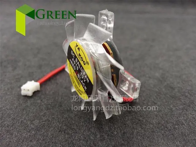 Alt view image 4 of 6 - 2pcs High quality ultra quiet 4010 Graphics card fan blade 35MM Diameter 25/26/27mm Hole Pitch 12V 0.1A fan blade 2pin