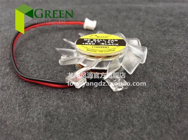 Alt view image 3 of 6 - 2pcs High quality ultra quiet 4010 Graphics card fan blade 35MM Diameter 25/26/27mm Hole Pitch 12V 0.1A fan blade 2pin
