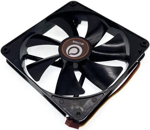 Alt view image 5 of 5 - 140mm fan new DF1402512SEDN DC 12V 0.06A sleeve 3-Pin 140x140x25mm pc case Server cooling Fan 1050RPM