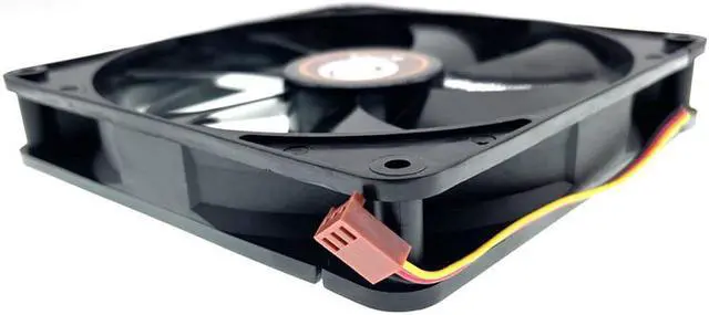 Alt view image 3 of 5 - 140mm fan new DF1402512SEDN DC 12V 0.06A sleeve 3-Pin 140x140x25mm pc case Server cooling Fan 1050RPM