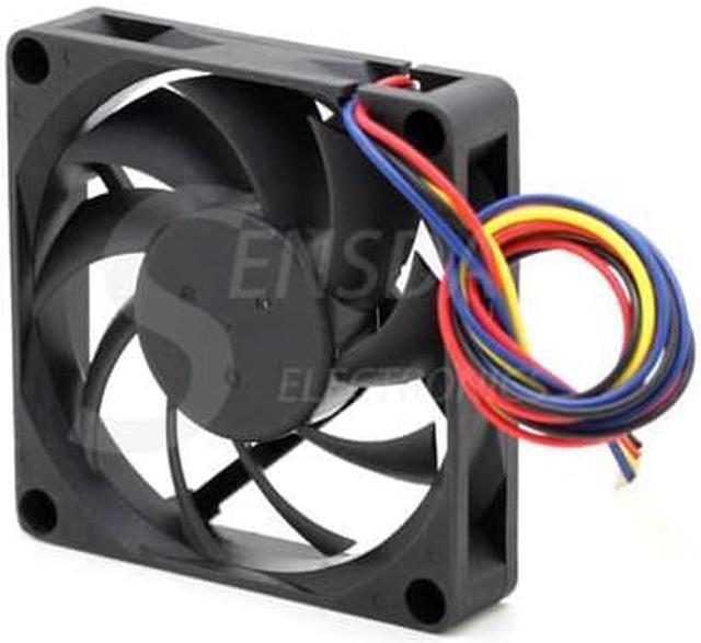 Alt view image 3 of 4 - New original AVC DE07015B12L 7015 70mm x 15mm Cooler Cooling Fan PWM DC 12V 0.7A 4Pin B184 Dual ball bearing CPU fan