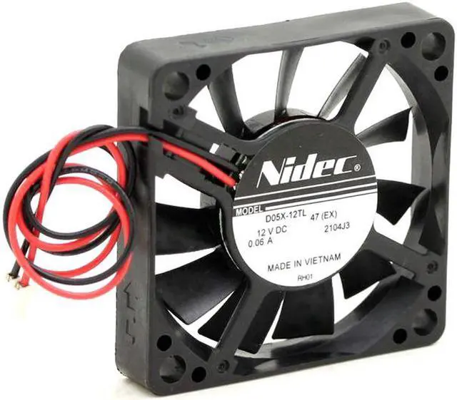Alt view image 3 of 5 - Original D05X-12TL 12V 0.06A 5010 5CM 5 ultra-quiet cooling fan for NIDEC case cooler