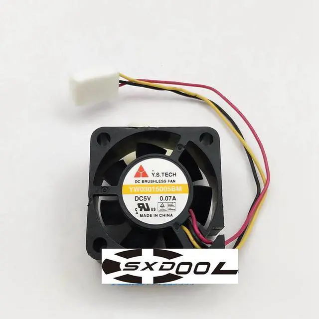 Alt view image 4 of 4 - Y.S TECH YW03015005BM DC 5V 0.07A 30mm 3015 mute double ball bearing cooling fan