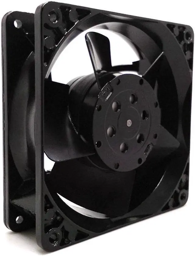 Alt view image 2 of 3 - AXIAL 1238, Muffin Fan, 120V 115V AC 120mm x 38mm High Speed, for DIY Cooling Ventilation Exhaust Projects PAPST 4600N Full Metal