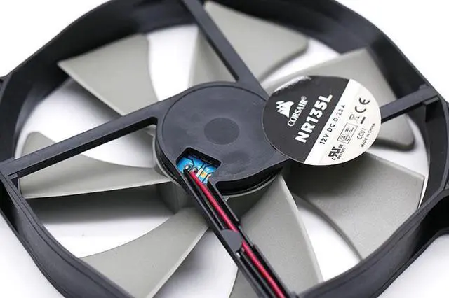 Alt view image 2 of 3 - 135mm fan NR135L 13.5cm 12V 0.22A HX750/1000 Power Cooling Fan case chassis cooler