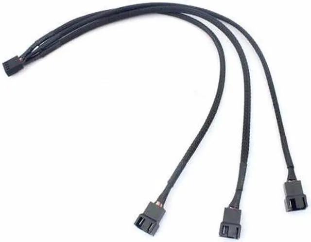 Main image of 4pin IDE to 3-Port 4Pin Cooling Fan Splitter Power Cable PC Computer Case Fan Connect Wire Splitter Hot Sale,30cm