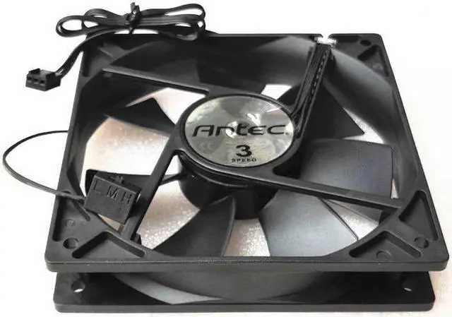 Alt view image 7 of 7 - New genuine ANTEC Anti-Titanic 12025 12CM fan chassis heat dissipation 3-wire LED cooling fan