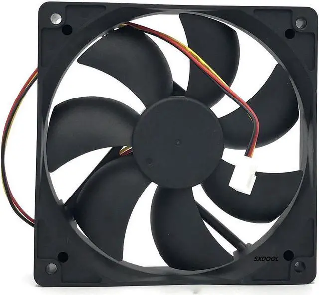 Alt view image 3 of 3 - Young Lin 12025 12CM 12V 3.4W DC chassis cooling fan DFS122512H 3-wire Mute fan