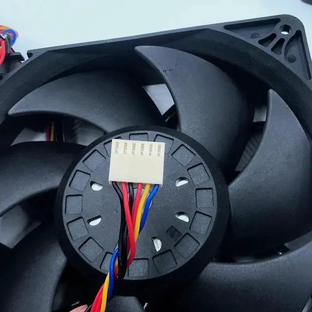 Alt view image 5 of 5 - Powerful 6Pin fan 140mm 14038 DC 12V 4A 5600RPM 280CFM E9+ E10 bitcoin miner cooling fan replace PFM1412DE