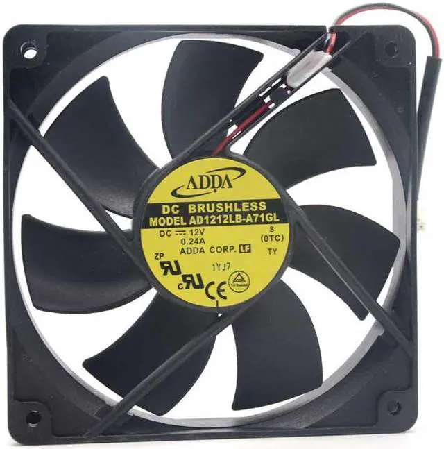 Main image of Original ADDA AD1212LB-A71GL DC12V 0.24A 12CM 12025 power supply mute cooling fan