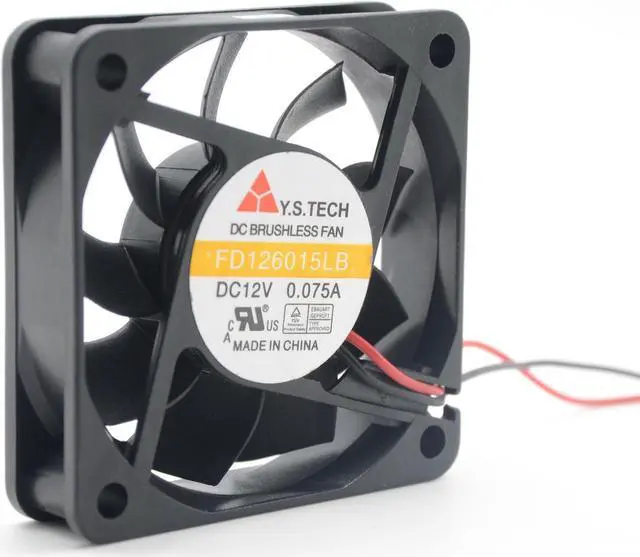 Main image of Original Y.S.Tech FD126015LB 6014 6cm 60mm DC 12V 0.075A double ball silent cooling fan