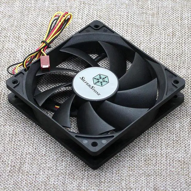 Alt view image 5 of 5 - SILVERSTONE S1202512SLN-3M 12V 0.18A 12 cm ultra-quiet AP121 chassis cooling fan