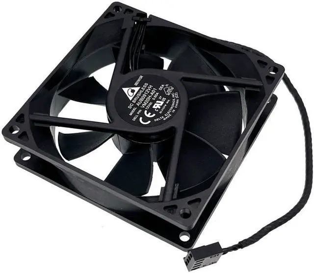 Alt view image 3 of 4 - Pwm Computer Cpu Cooling fan AFB0912VH = AUB0912VH VM20H-A01 9cm 90mm 90*90*25MM 9225 DC 12V 0.60A 4-pin