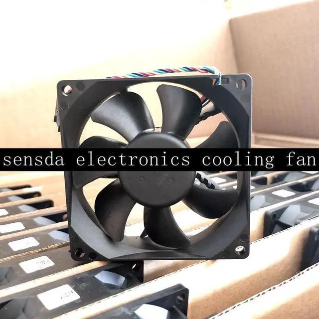 Alt view image 3 of 3 - 89R8J-A01 Delta QUR0812SH Brand New 8025 80*80*25mm DC12V 0.50A case cooling fan