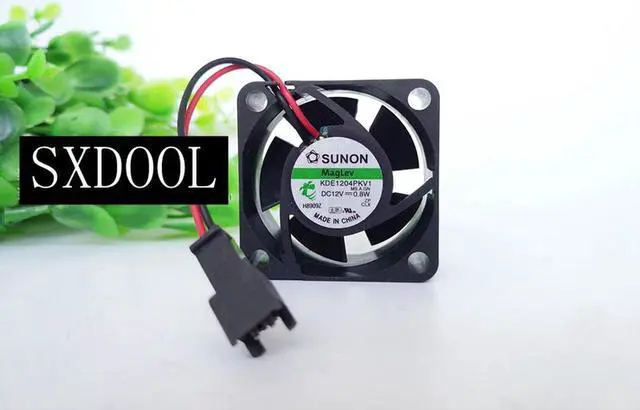 Alt view image 2 of 3 - SUNON KDE1204PKV1 4020 DC12V 0.8W 4cm 2-wire 2-pin Switch cooling fan