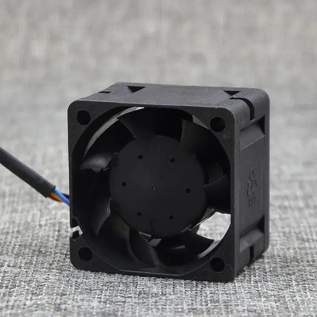 Alt view image 3 of 5 - Delta ORIGNAL 40*28MM TFB0412EHN 12V 0.87A 4 wires 4 Pins case fan,switch ,print cpu cooler