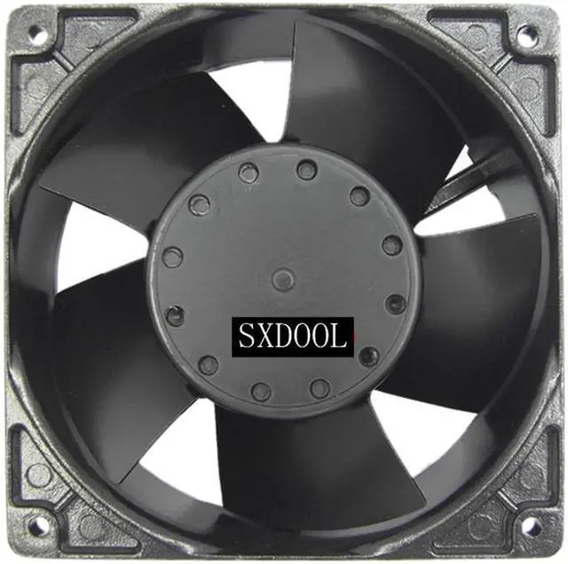 Alt view image 3 of 4 - New Bi-Sonic 4E-115B 12cm 12038 120*120*38mm AC115V 24/22W 2650/3000RPM all metal cooling fan
