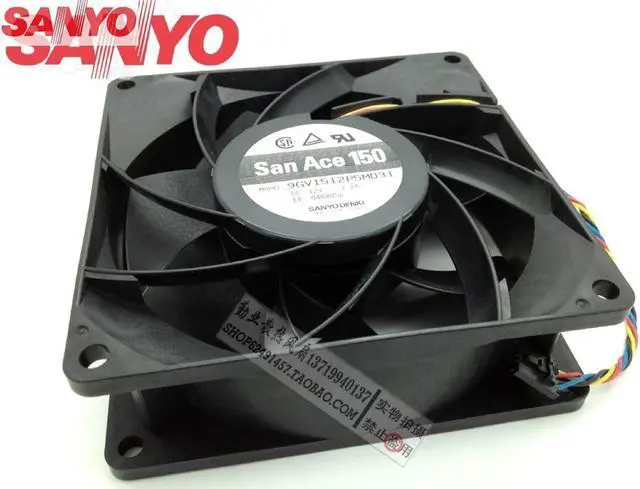 Alt view image 3 of 3 - 9GV1512P5M031 15050 15cm 150mm DC 12V 1.2A 15CM high speed fan violence 150*150*50mm