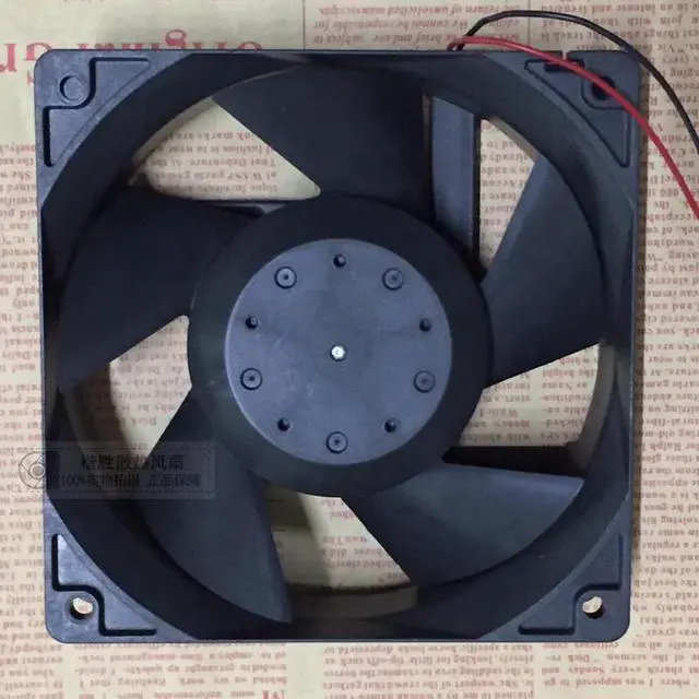 Alt view image 2 of 3 - Original Melco 12CM 120*38mm MMF-12D24DS-RN8 24V 0.36A 2 Wires 2 Pins inverter Fan for PLC ABB Yaskawa device