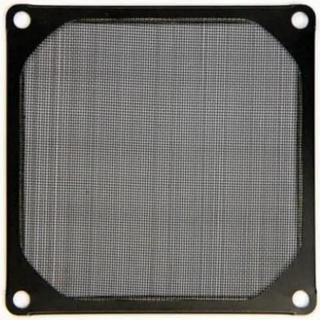 Alt view image 3 of 3 - 120mm Aluminum Mesh Fan Filter FGF-120/M/BK