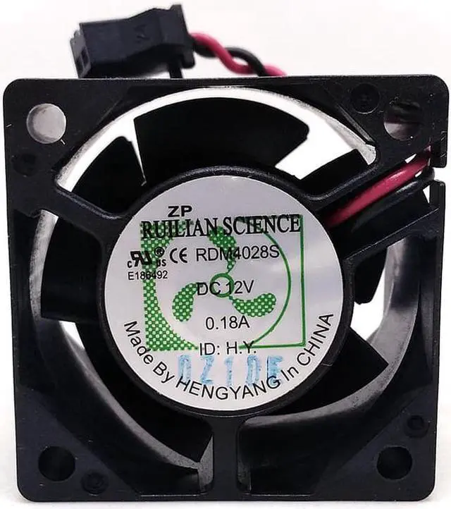 Alt view image 4 of 4 - RMD4028S 40mm 12V High Speed Cooling Fan,40X40X28mm 4028 Power Supply 1U Industrial Computer Server Fan 4cm Chassis Fan